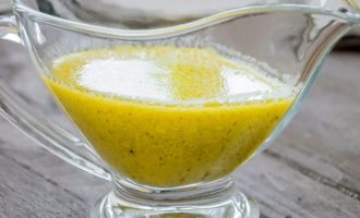 Сливочно-лимонная заправка