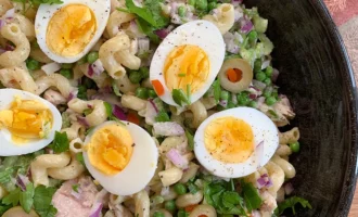макароны с тунцом