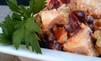 Праздничный Салат из курицы