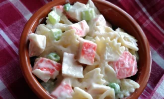 Салат с морепродуктами