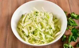 Быстрый Салат из капусты