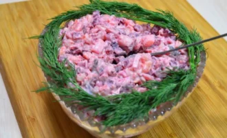 Быстрая селедка под шубой