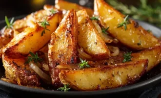 жареный картофель