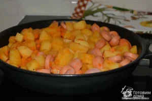 Рагу из сосисок