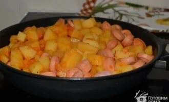Рагу из сосисок