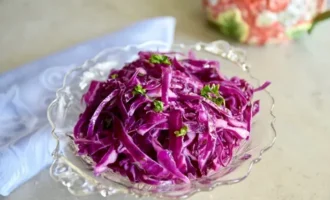 красный салат из капусты